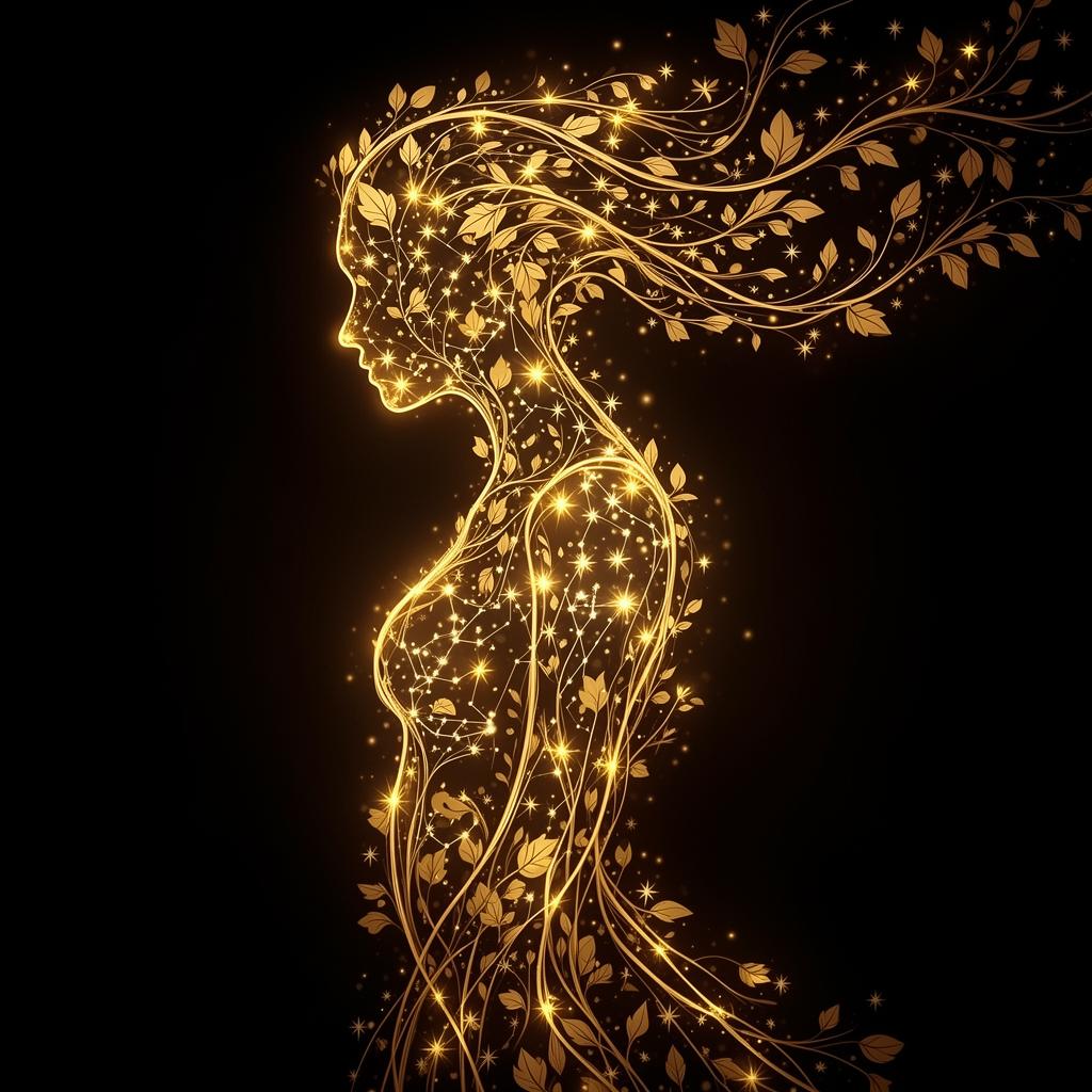 Warm golden organic silhouette representing the AI Wealth Guide